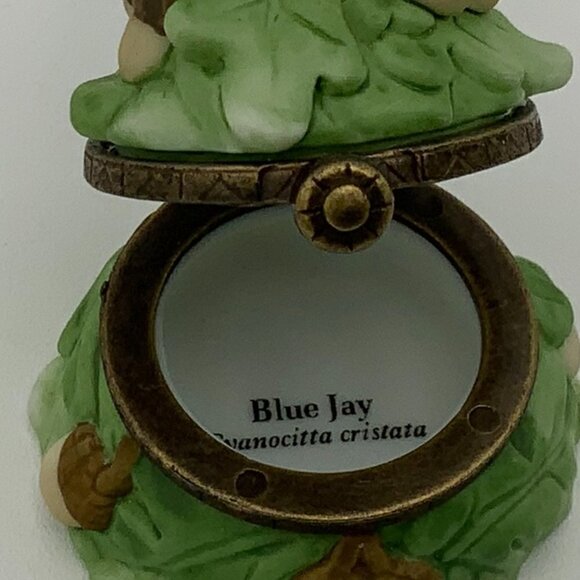 Midwest of Cannon Falls PHB Blue Jay Trinket Box Songbird Series - Picture 9 of 9